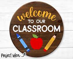 Welcome to Our Classroom Digital Download Laser File - Etsy